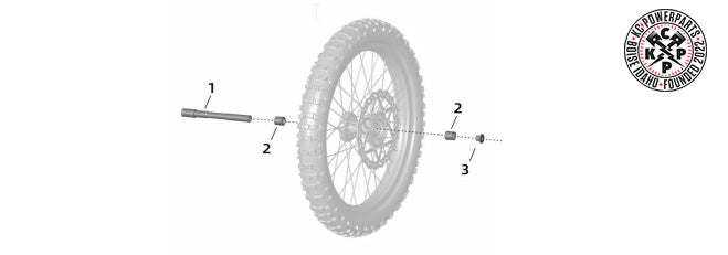 OEM Front Wheel Axle for Ultra Bee